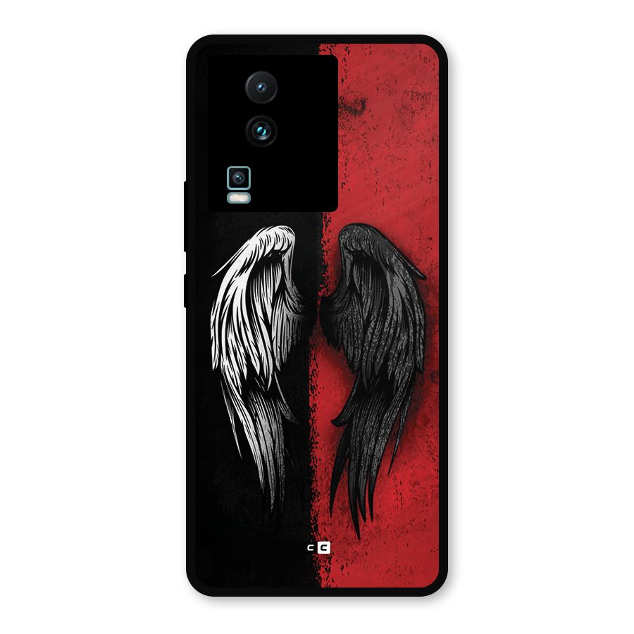 Angle Demon Wings Metal Back Case for iQOO Neo 7 Pro