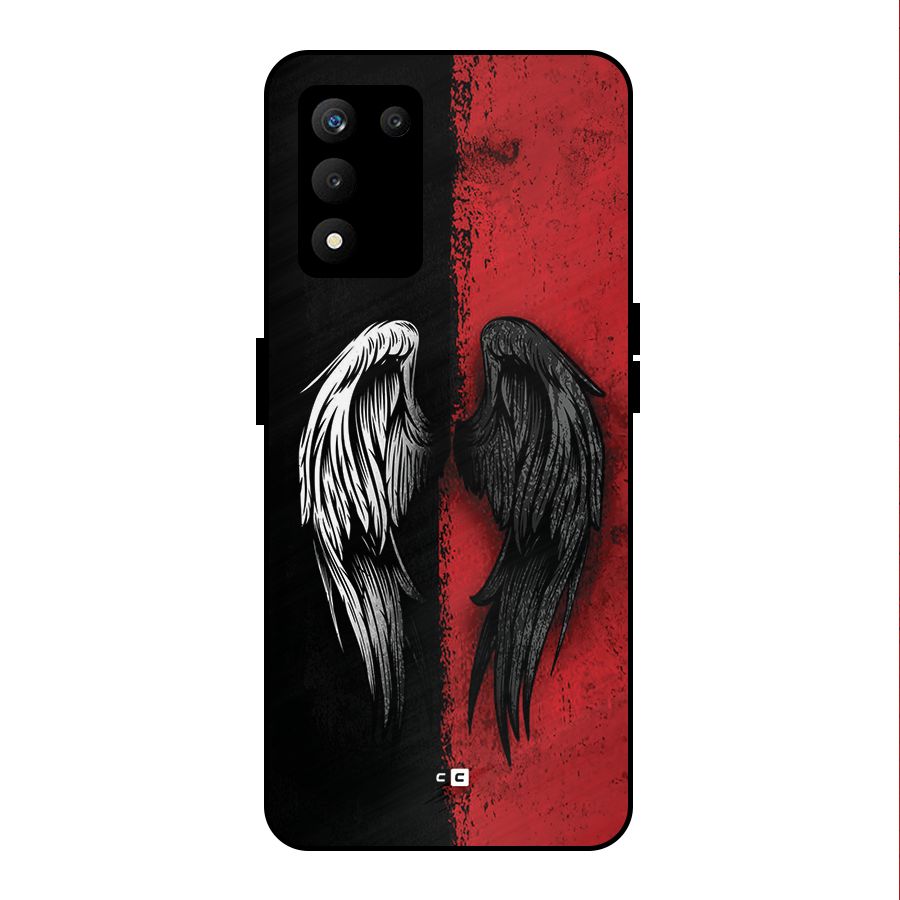 Angle Demon Wings Metal Back Case for realme 9 5G SE