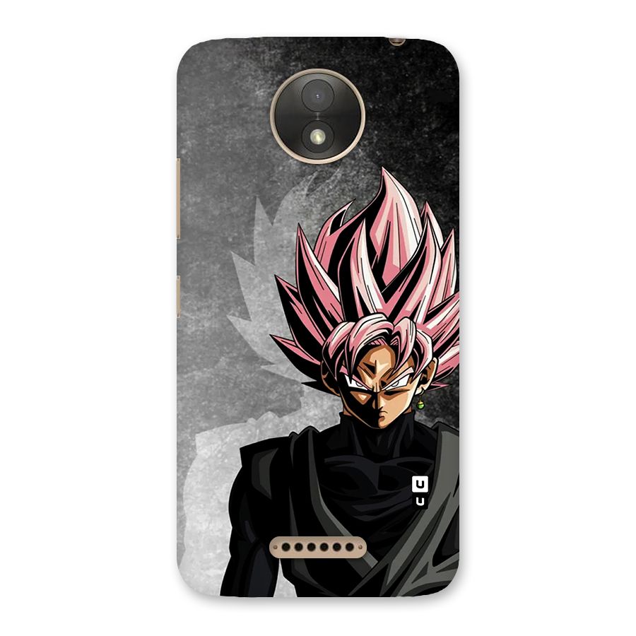 Angry Goku Back Case for Moto C Plus