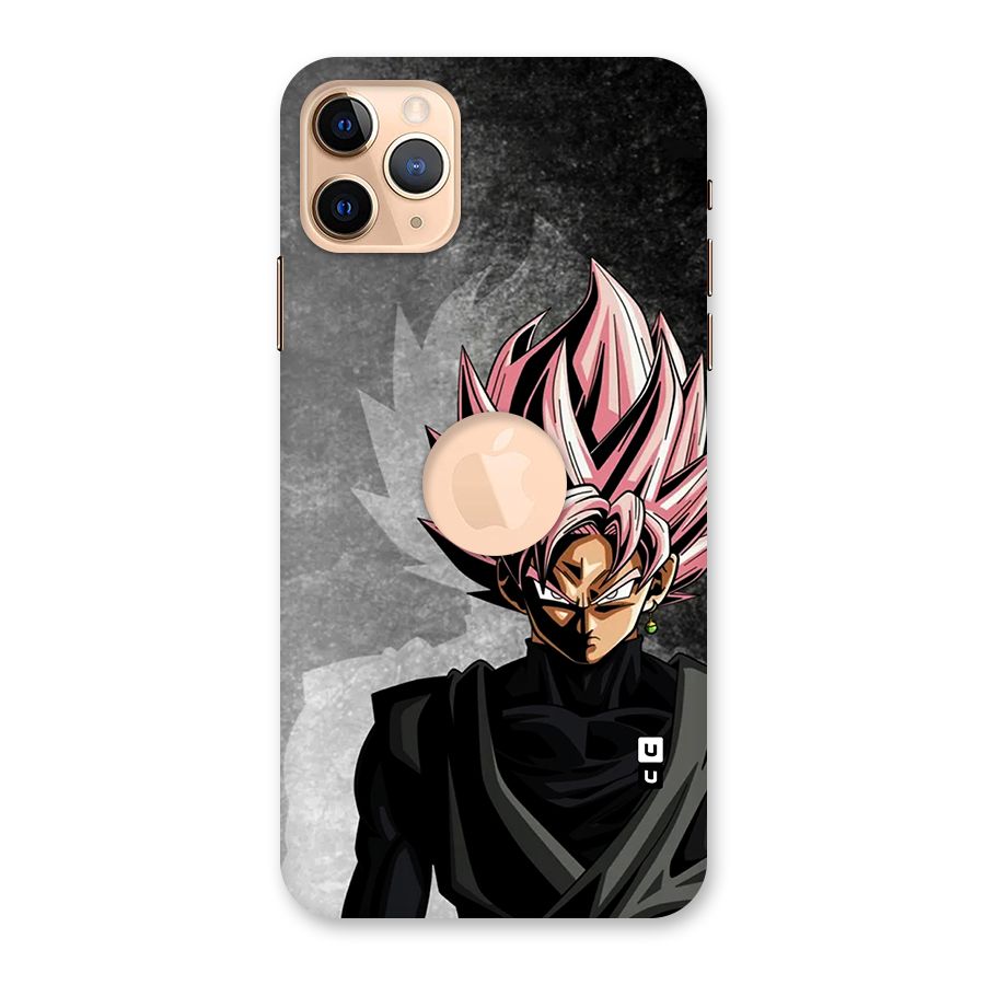 Angry Goku Back Case for iPhone 11 Pro Max Logo Cut