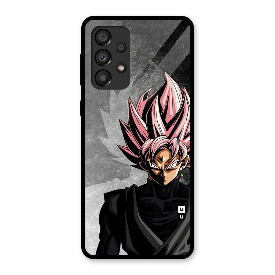 Angry Goku Glass Back Case for Galaxy A33 5G