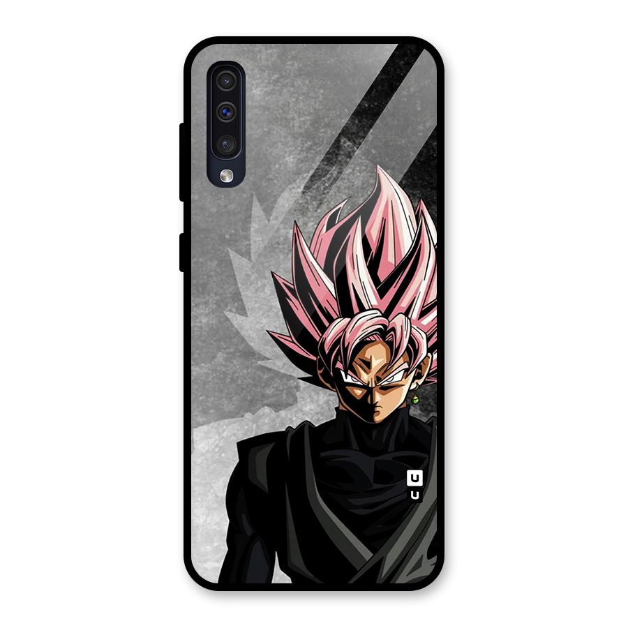 Angry Goku Glass Back Case for Galaxy A50