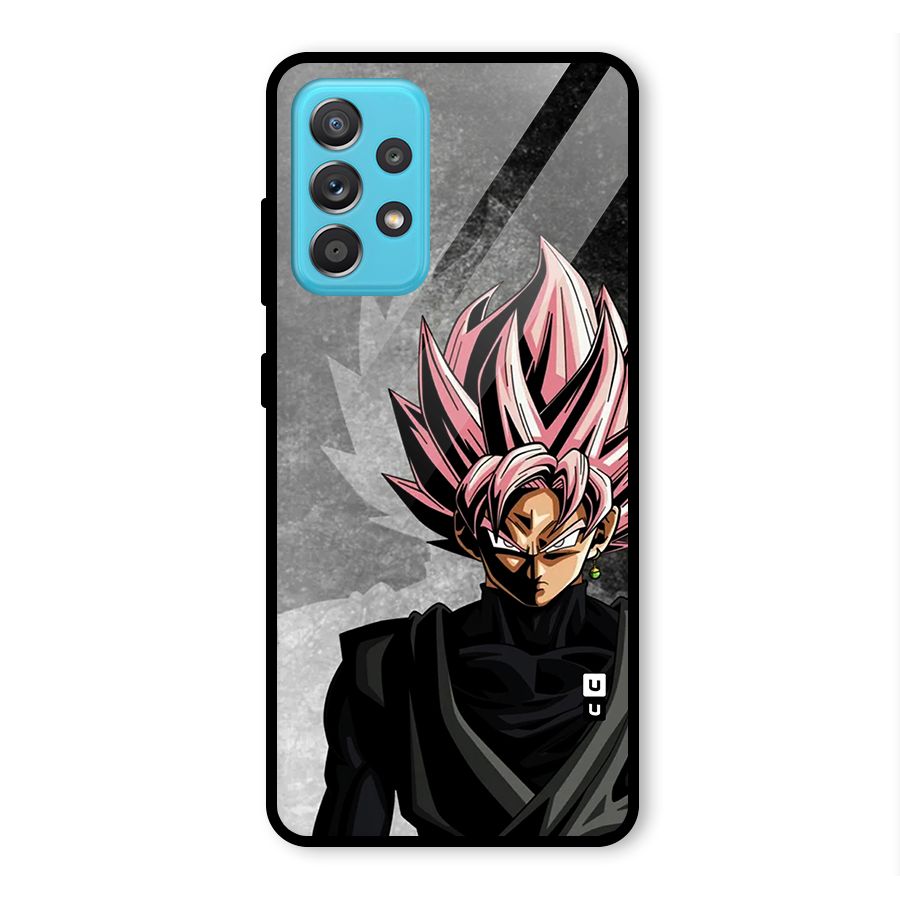 Angry Goku Glass Back Case for Galaxy A52