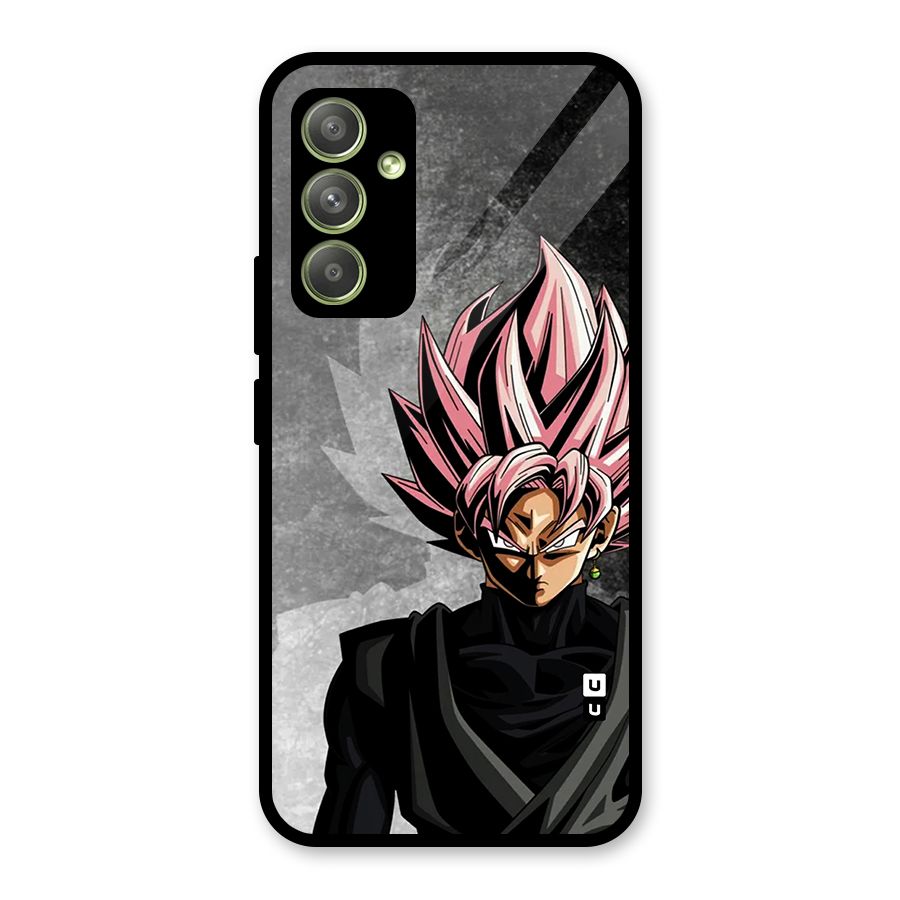 Angry Goku Glass Back Case for Galaxy A54