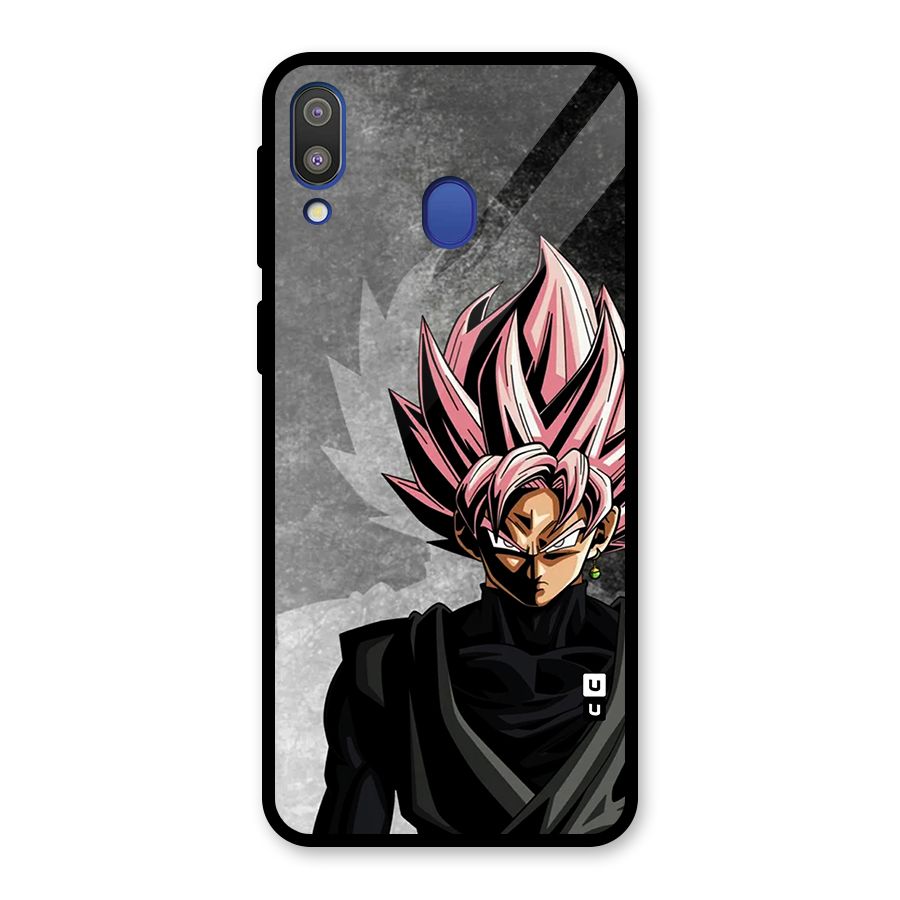 Angry Goku Glass Back Case for Galaxy M20