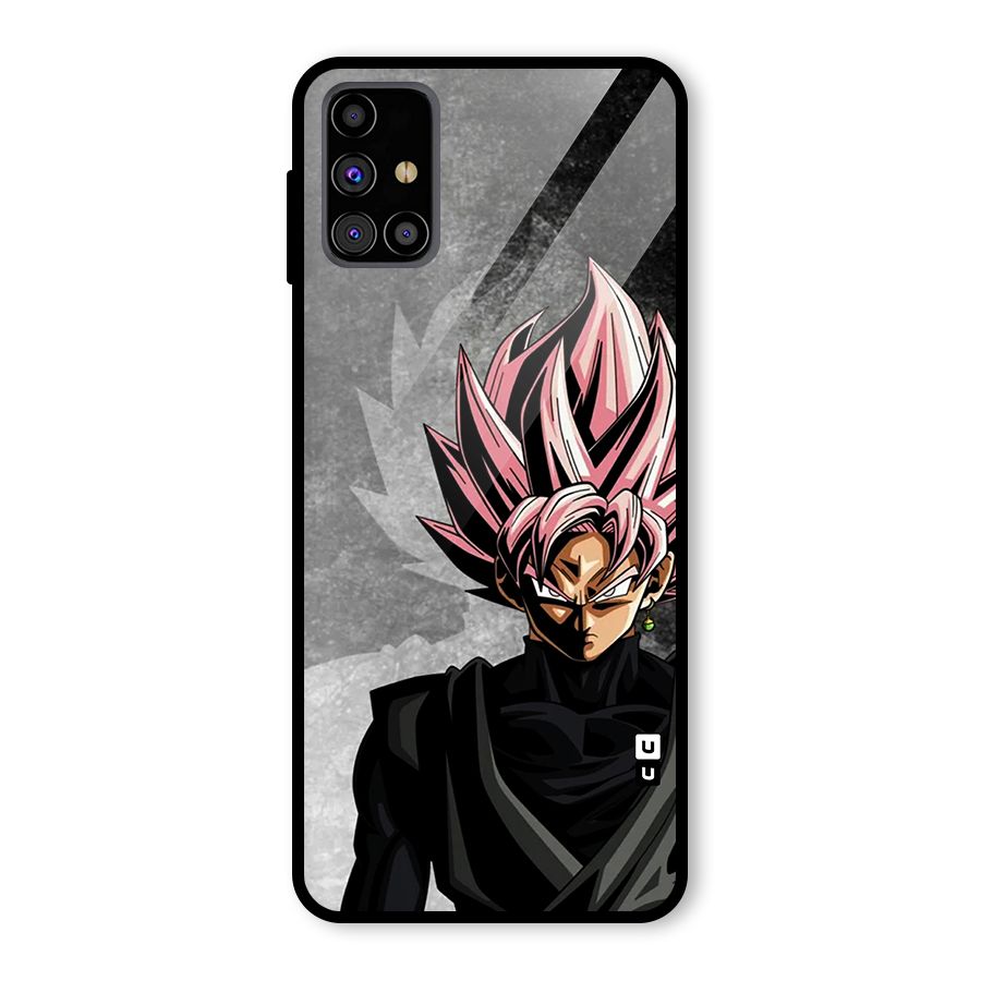Angry Goku Glass Back Case for Galaxy M31s