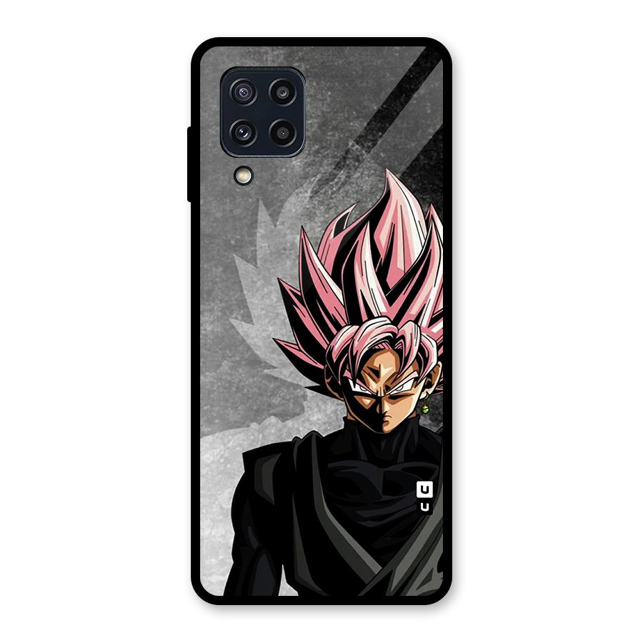 Angry Goku Glass Back Case for Galaxy M32