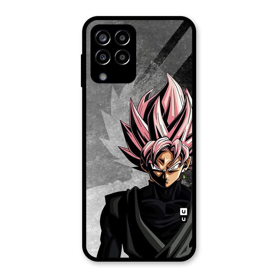 Angry Goku Glass Back Case for Galaxy M33