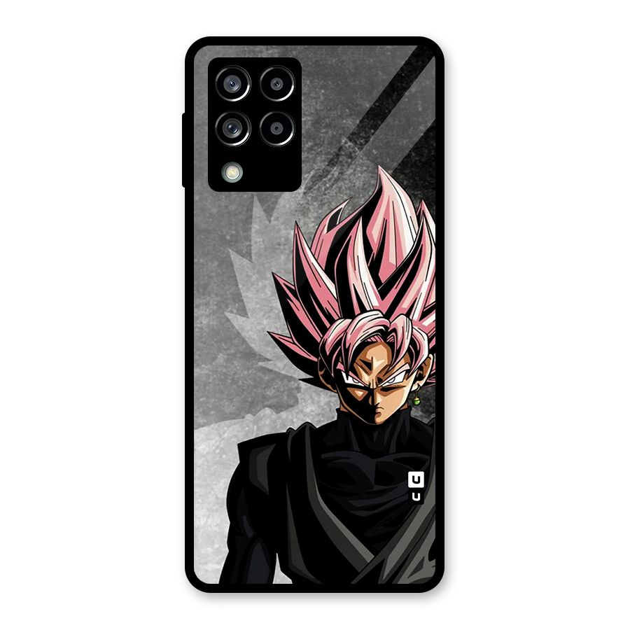 Angry Goku Glass Back Case for Galaxy M53 5G