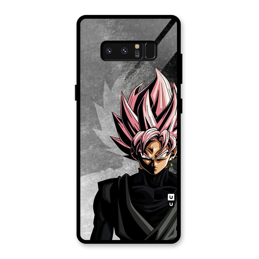 Angry Goku Glass Back Case for Galaxy Note 8