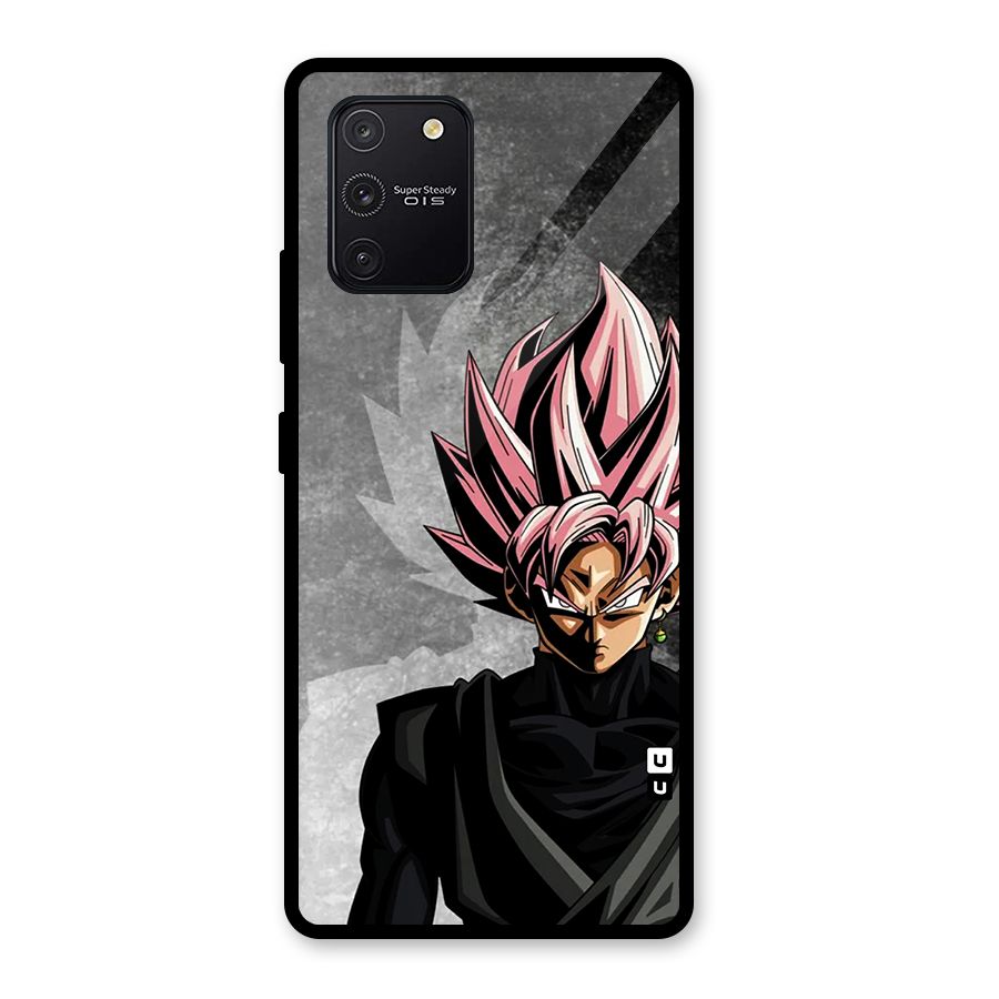 Angry Goku Glass Back Case for Galaxy S10 Lite