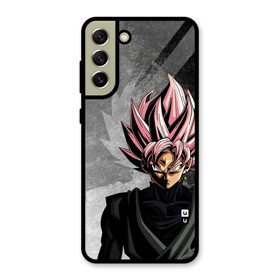 Angry Goku Glass Back Case for Galaxy S21 FE 5G