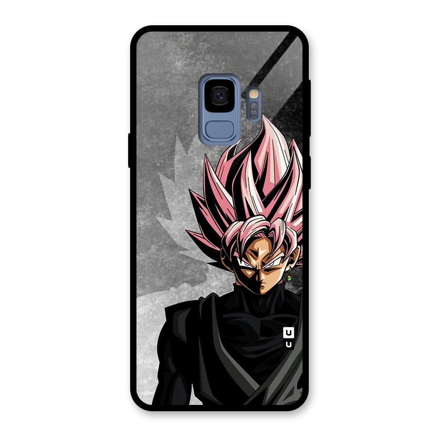 Angry Goku Glass Back Case for Galaxy S9
