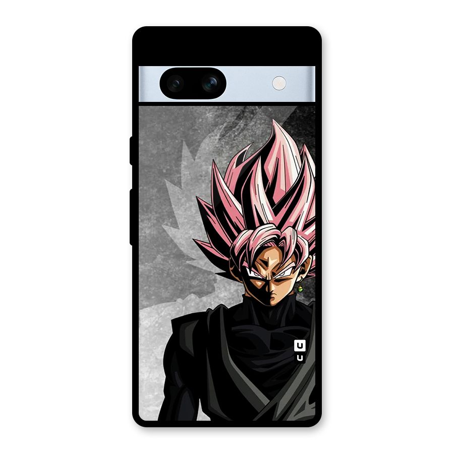 Angry Goku Glass Back Case for Google Pixel 7a