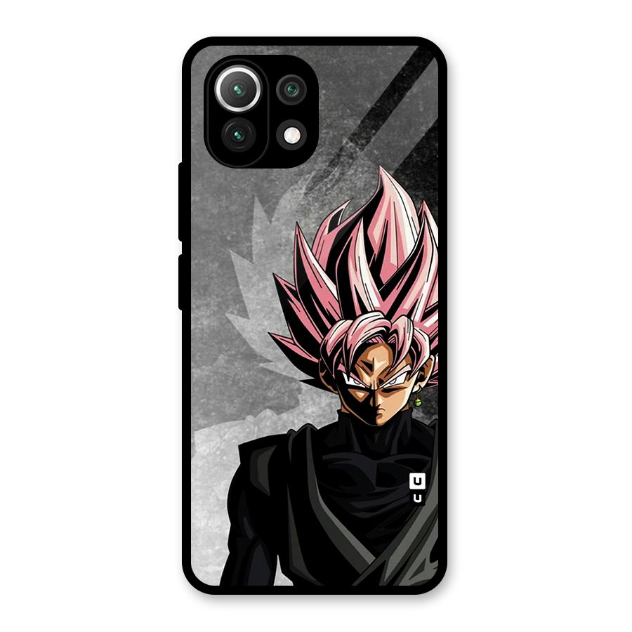 Angry Goku Glass Back Case for Mi 11 Lite