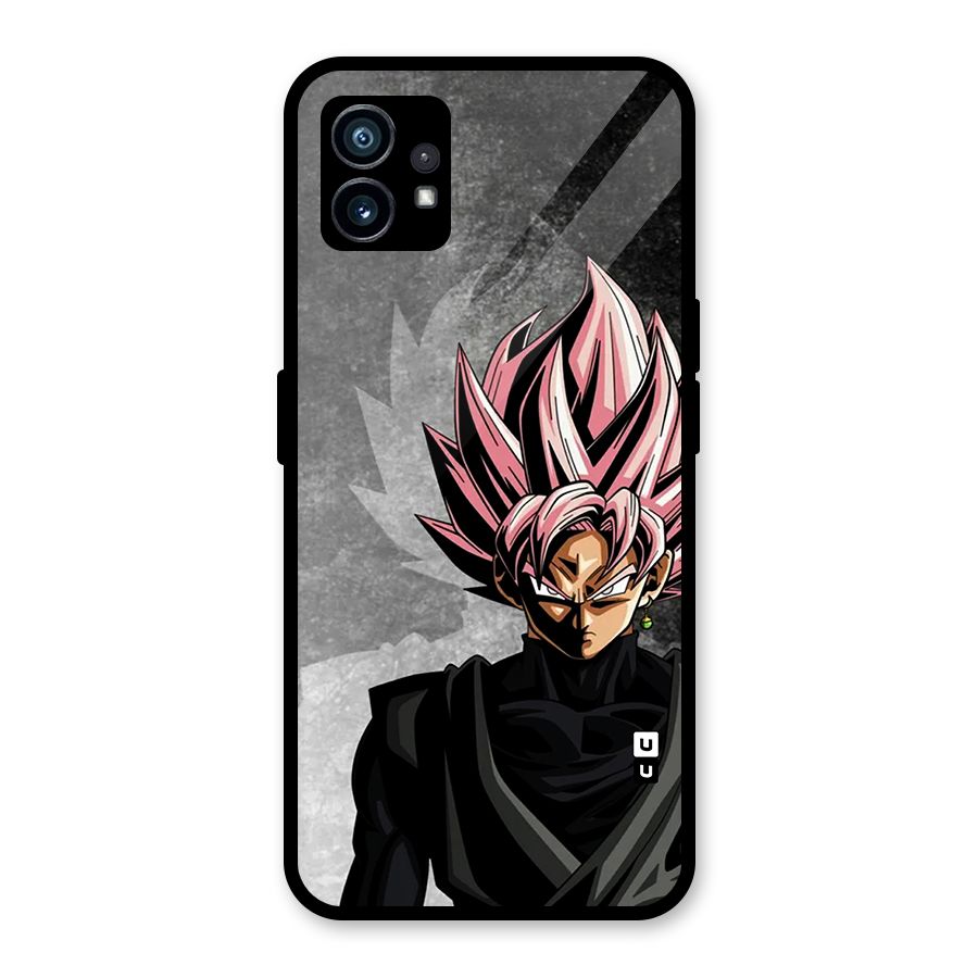 Angry Goku Glass Back Case for Nothing Phone 1