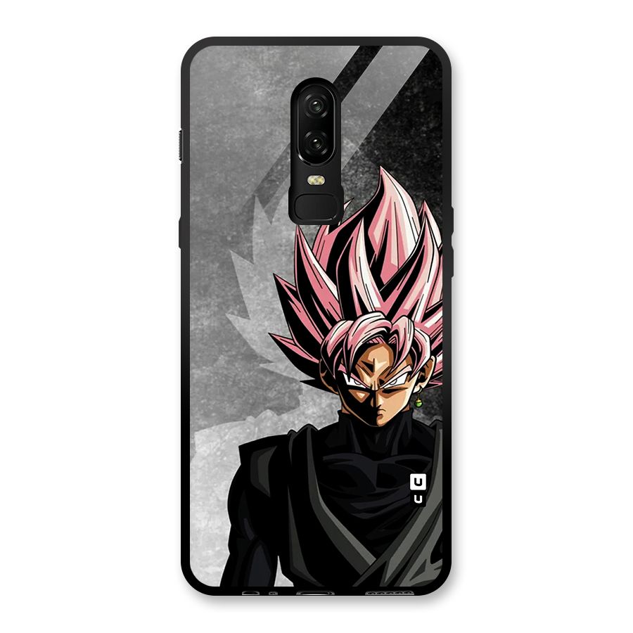 Angry Goku Glass Back Case for OnePlus 6