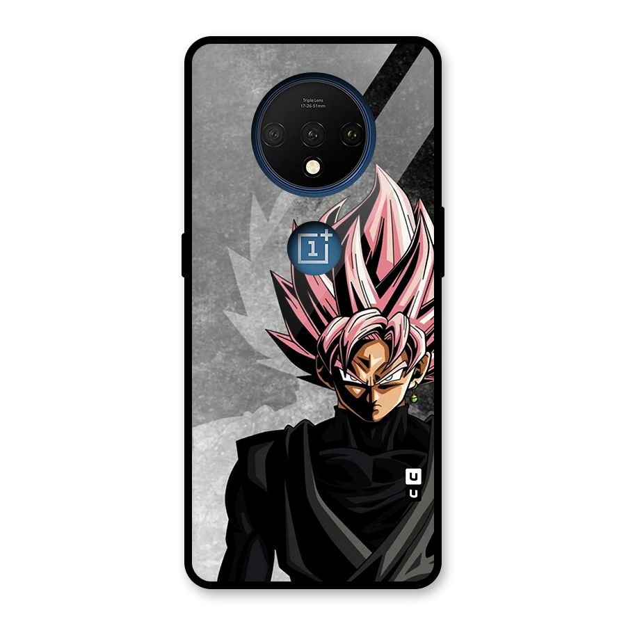 Angry Goku Glass Back Case for OnePlus 7T