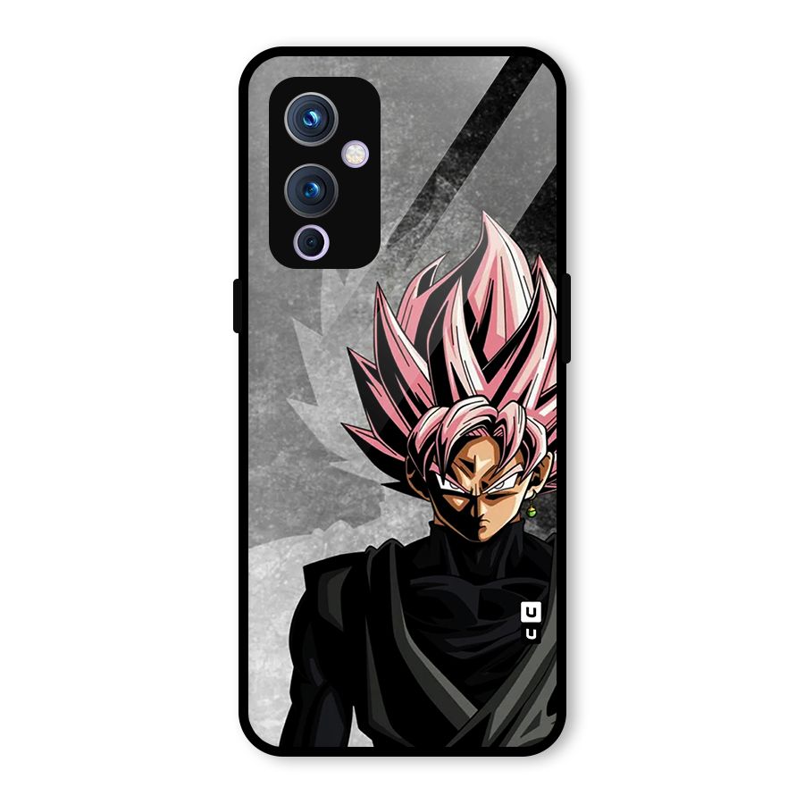 Angry Goku Glass Back Case for OnePlus 9
