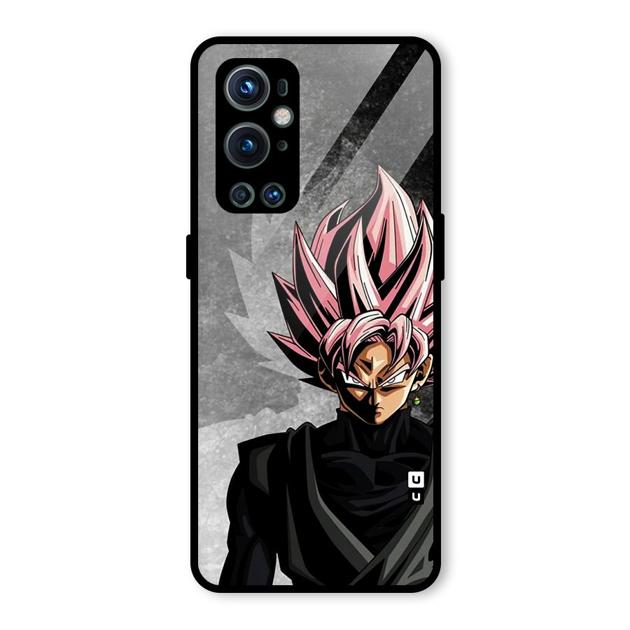 Angry Goku Glass Back Case for OnePlus 9 Pro