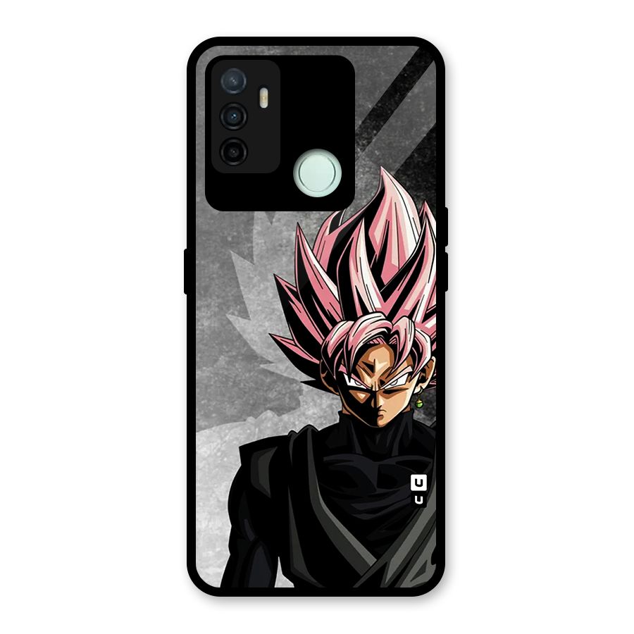 Angry Goku Glass Back Case for Oppo A53
