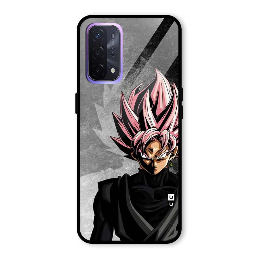 Angry Goku Glass Back Case for Oppo A74 5G