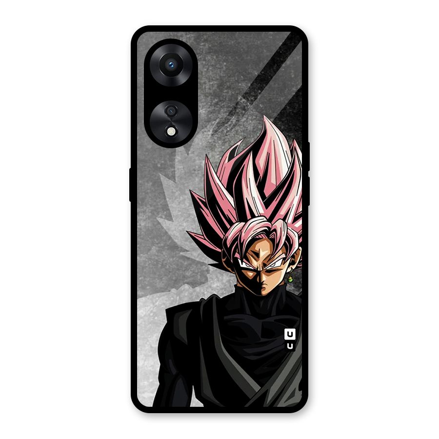 Angry Goku Glass Back Case for Oppo A78