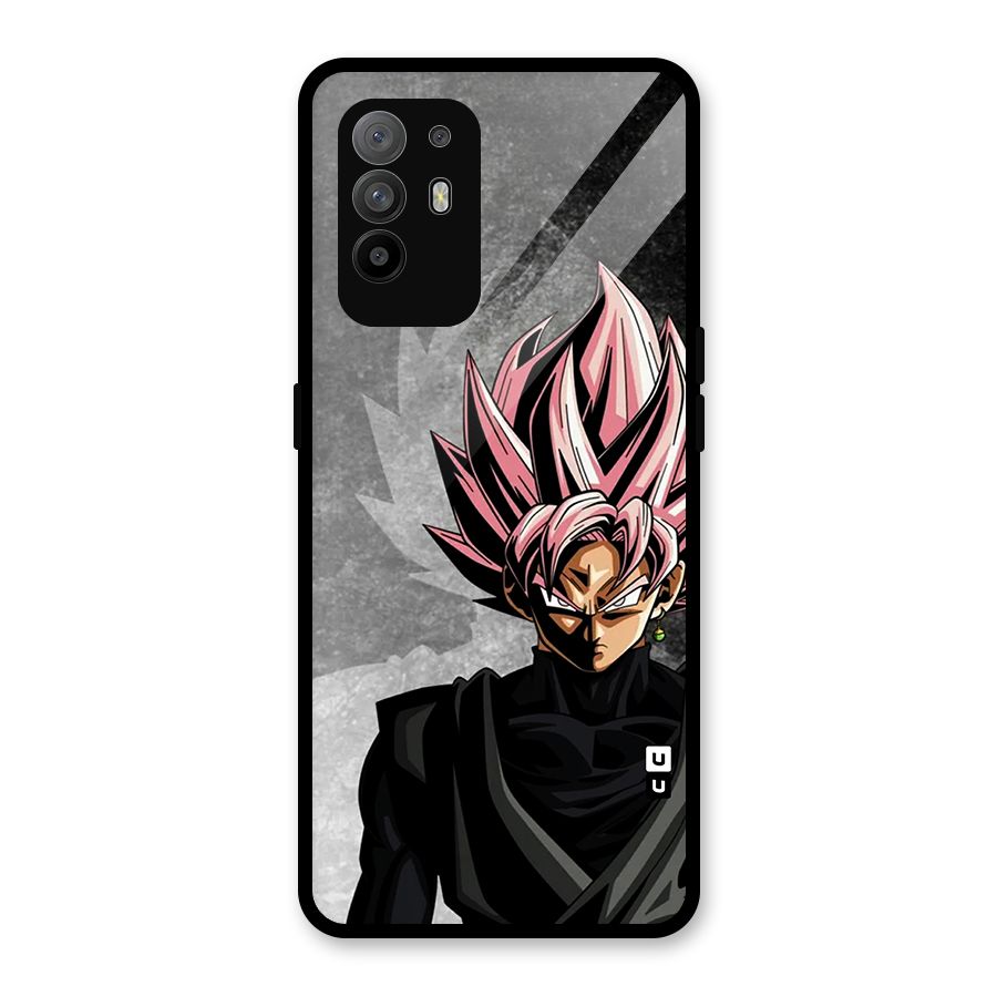 Angry Goku Glass Back Case for Oppo F19 Pro Plus 5G