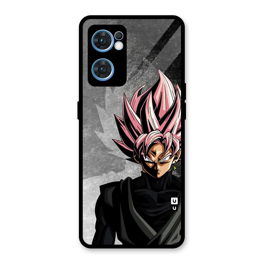 Angry Goku Glass Back Case for Oppo Reno7 5G