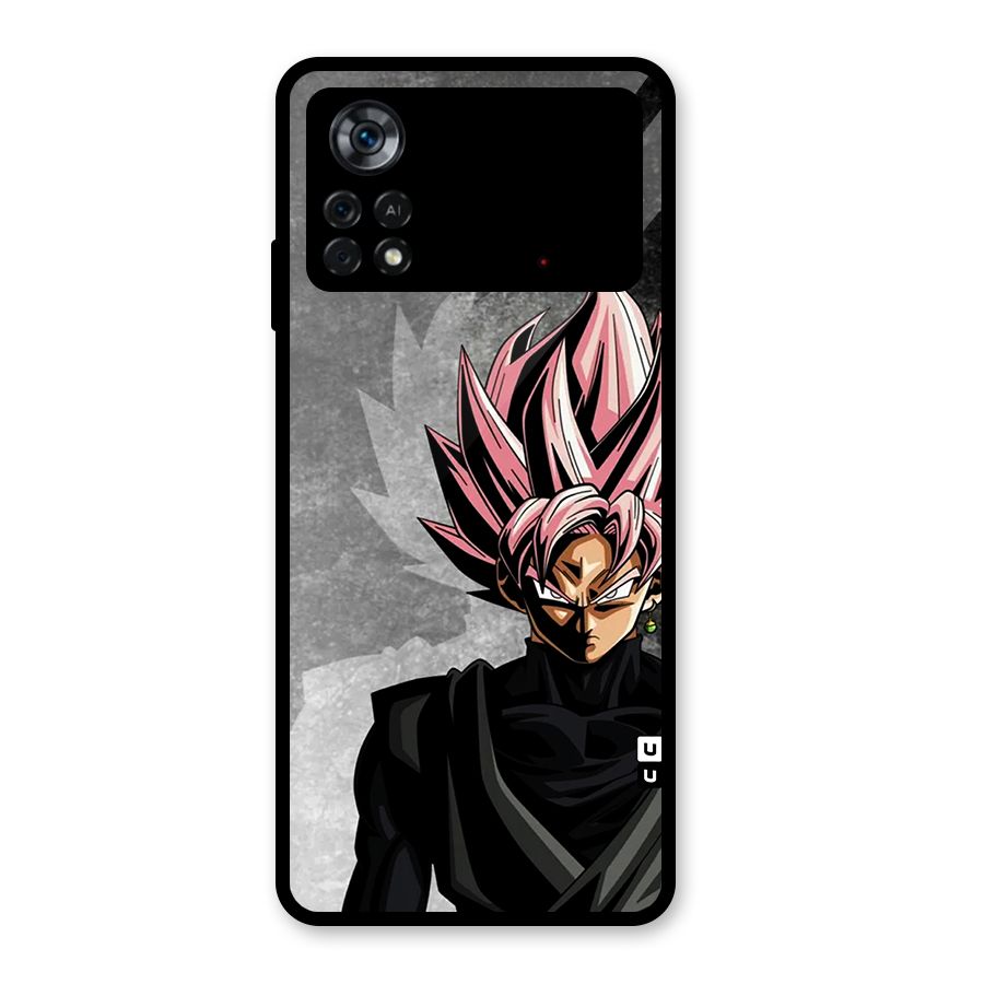 Angry Goku Glass Back Case for Poco X4 Pro 5G