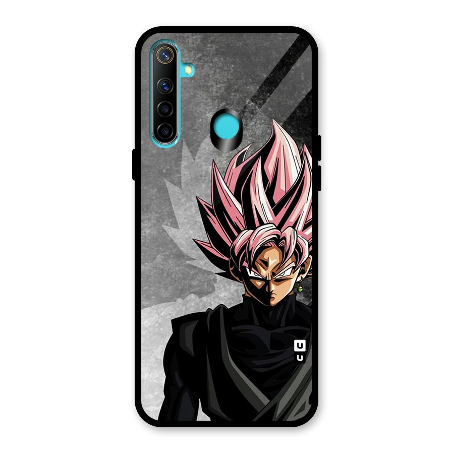 Angry Goku Glass Back Case for Realme 5i