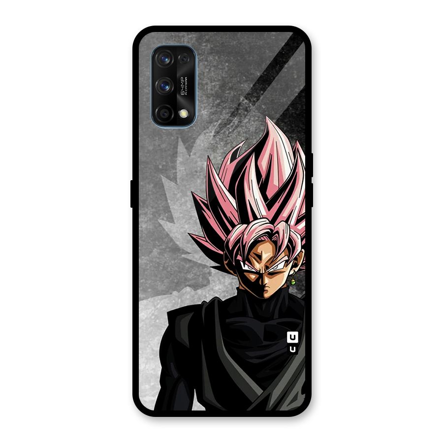 Angry Goku Glass Back Case for Realme 7 Pro