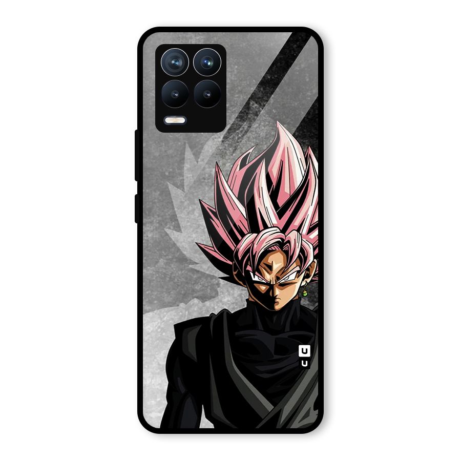 Angry Goku Glass Back Case for Realme 8