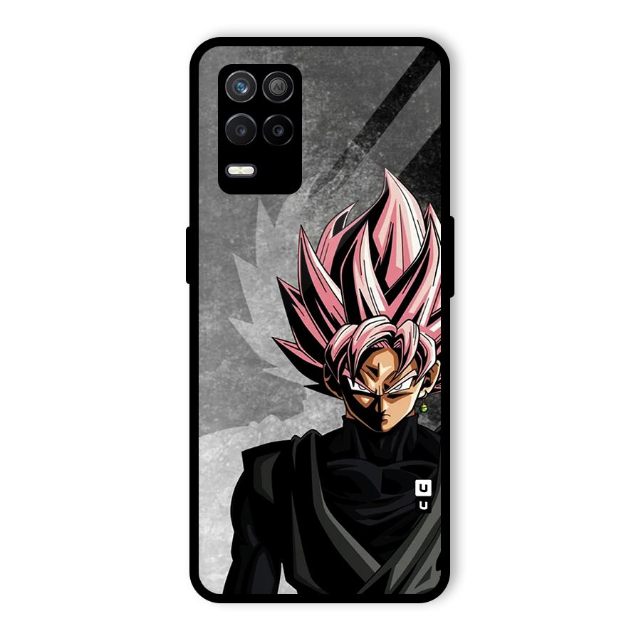 Angry Goku Glass Back Case for Realme 8s 5G