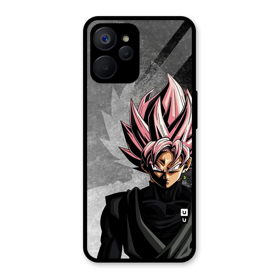 Angry Goku Glass Back Case for Realme 9i 5G