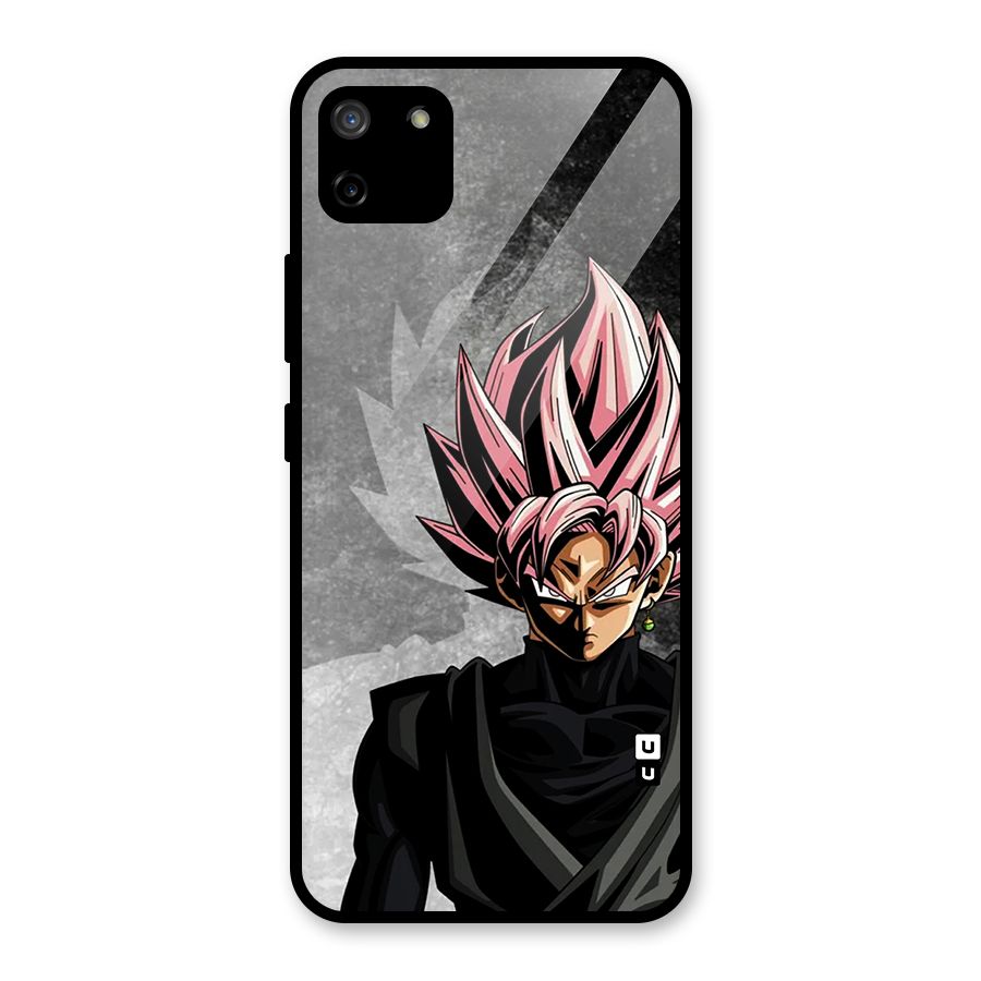 Angry Goku Glass Back Case for Realme C11