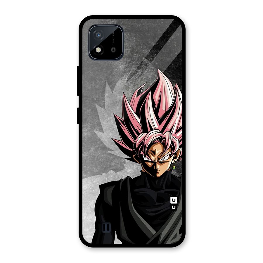 Angry Goku Glass Back Case for Realme C11 2021