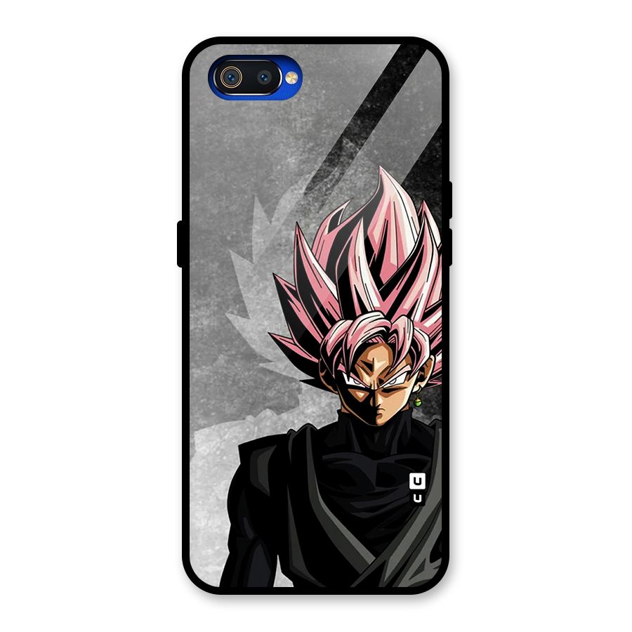 Angry Goku Glass Back Case for Realme C2