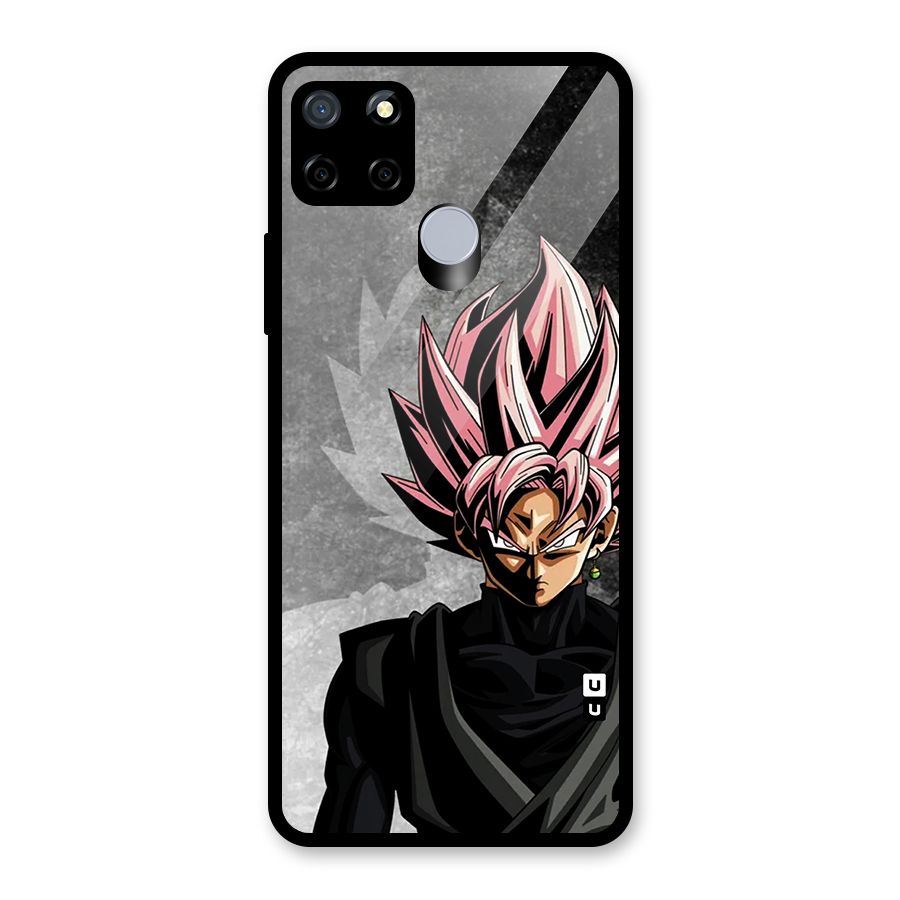 Angry Goku Glass Back Case for Realme Narzo 20