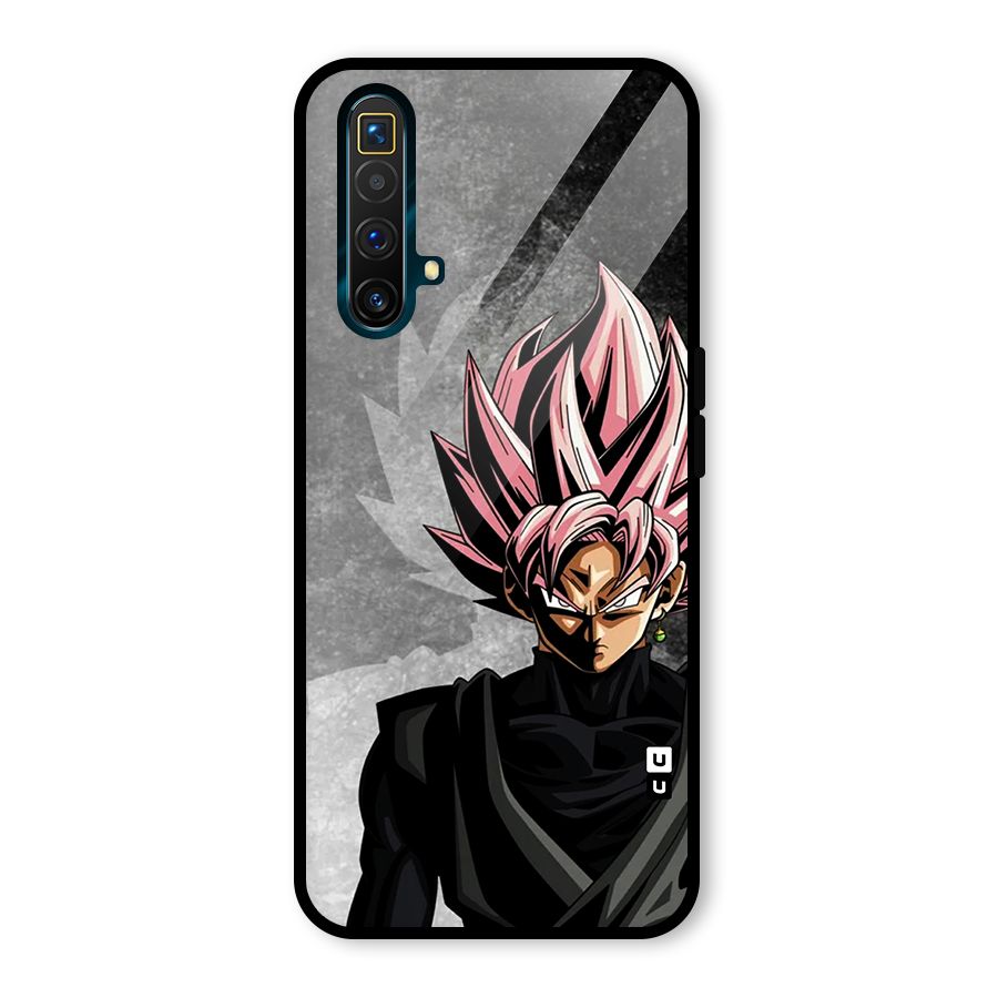 Angry Goku Glass Back Case for Realme X3