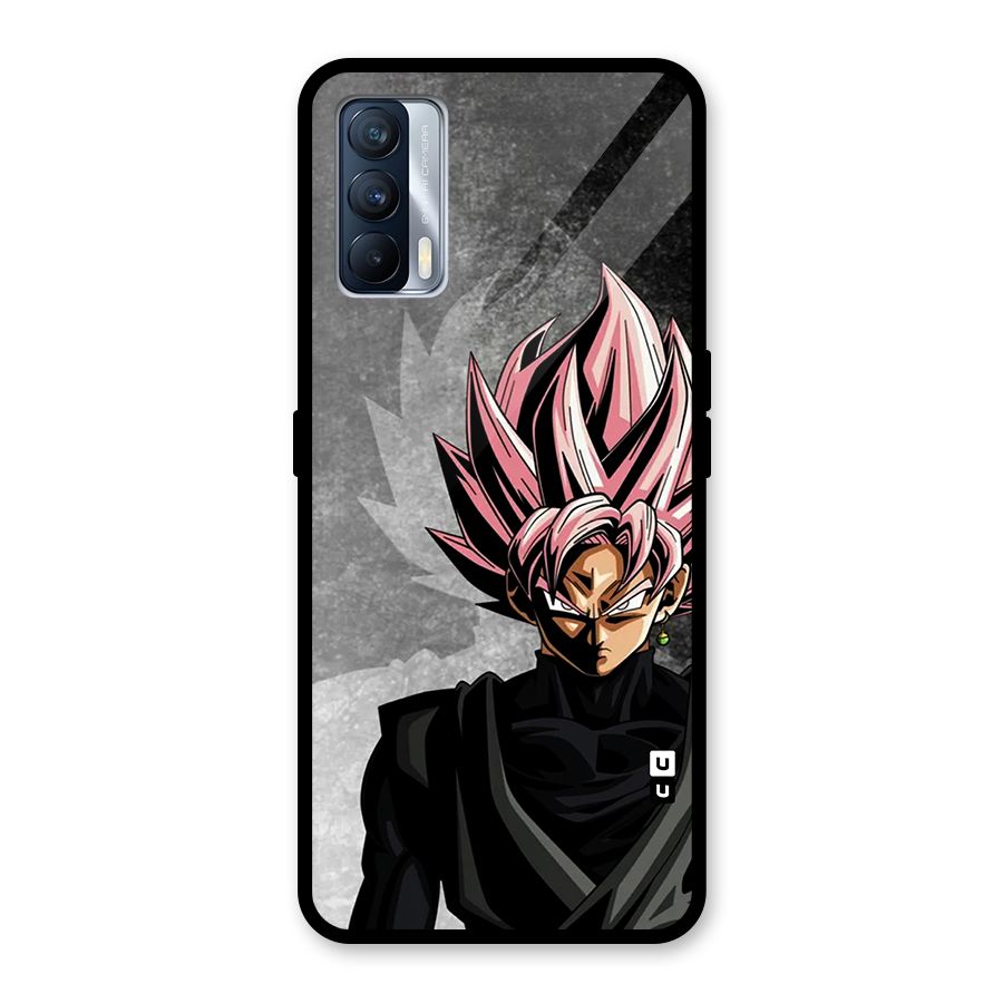 Angry Goku Glass Back Case for Realme X7