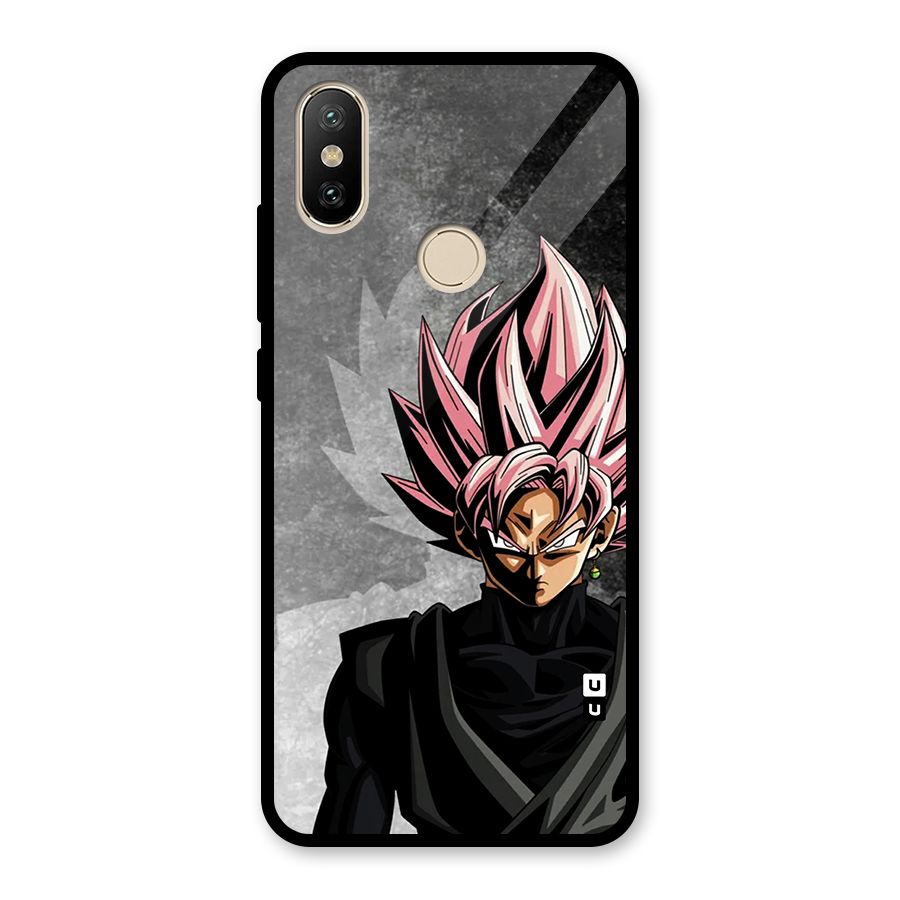 Angry Goku Glass Back Case for Redmi A2
