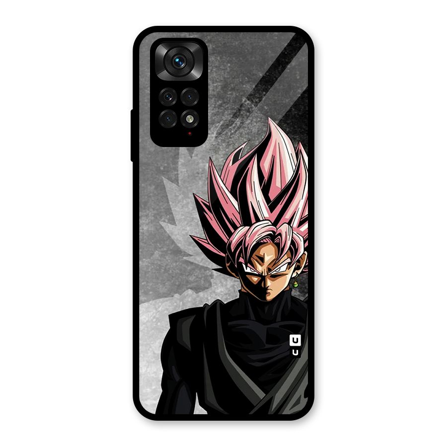 Angry Goku Glass Back Case for Redmi Note 11S