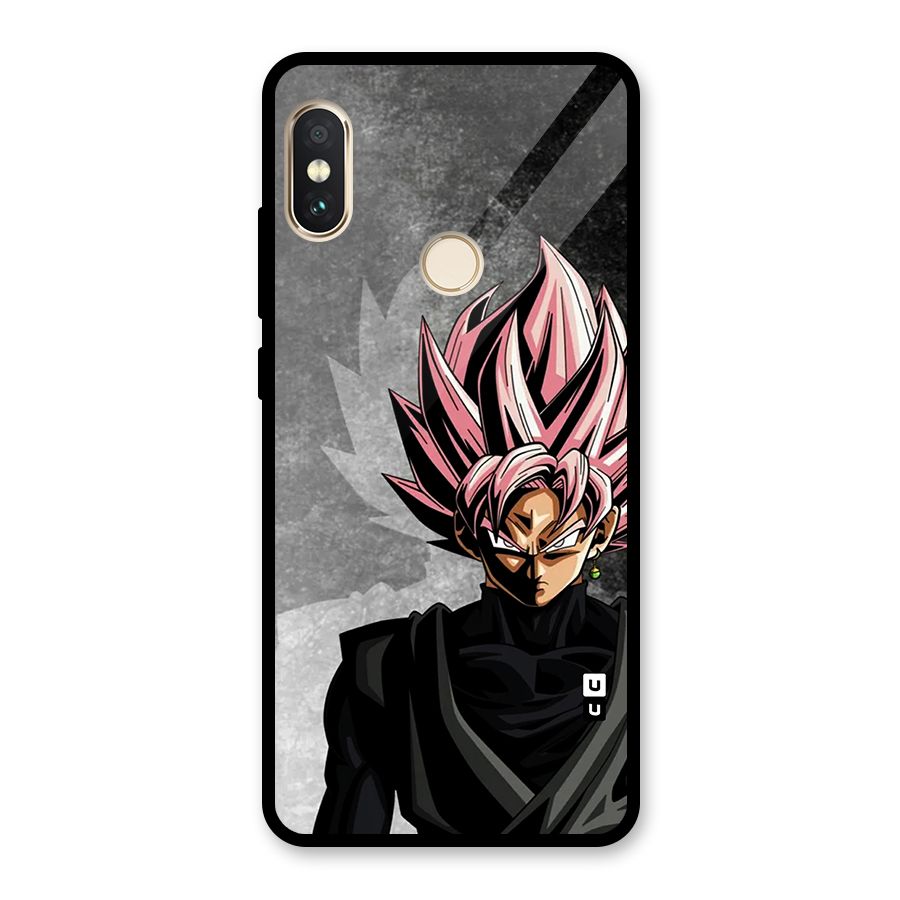 Angry Goku Glass Back Case for Redmi Note 5 Pro