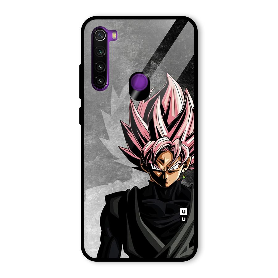 Angry Goku Glass Back Case for Redmi Note 8