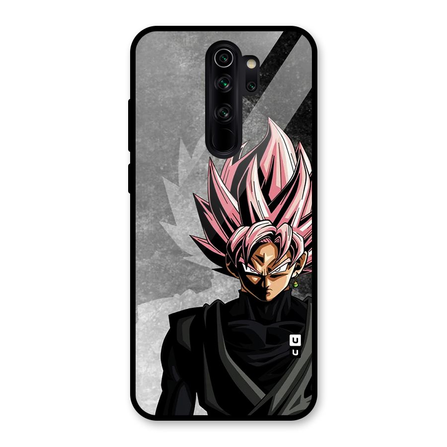 Angry Goku Glass Back Case for Redmi Note 8 Pro