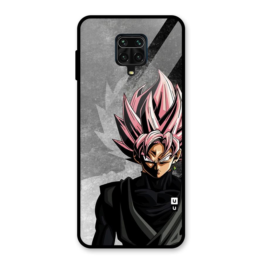 Angry Goku Glass Back Case for Redmi Note 9 Pro