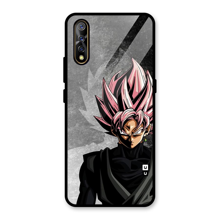 Angry Goku Glass Back Case for Vivo S1