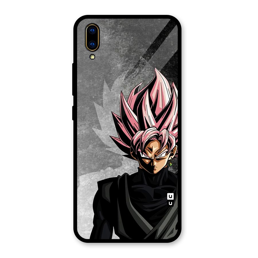 Angry Goku Glass Back Case for Vivo V11 Pro