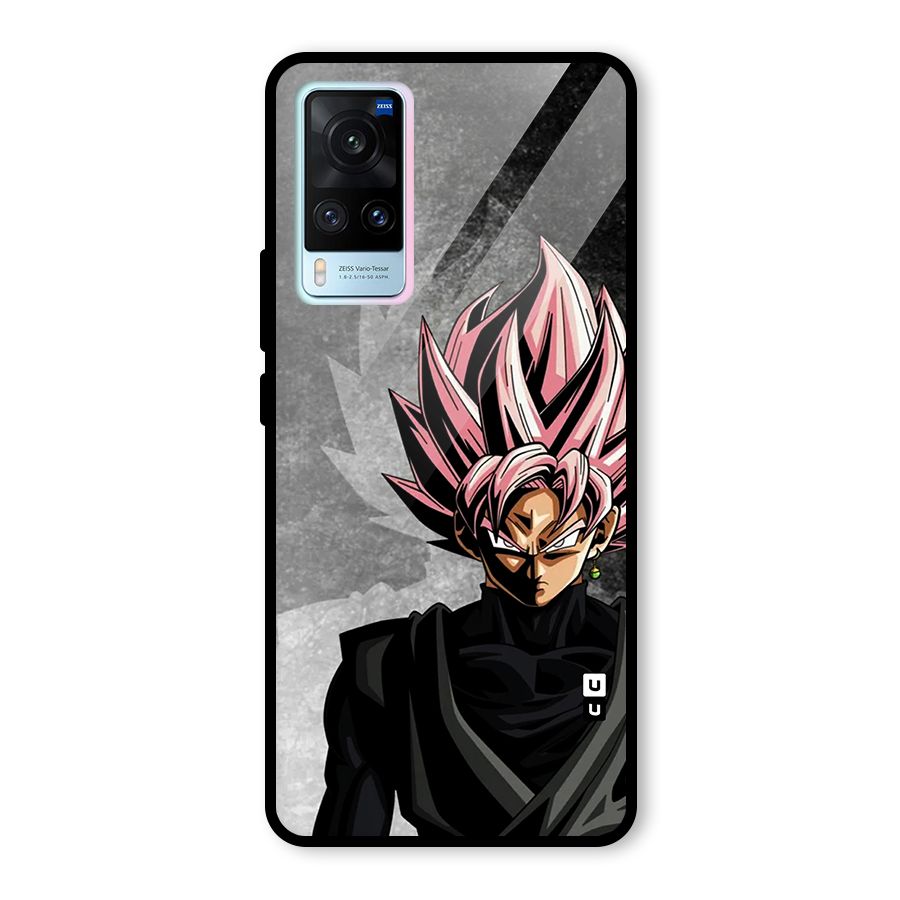 Angry Goku Glass Back Case for Vivo X60
